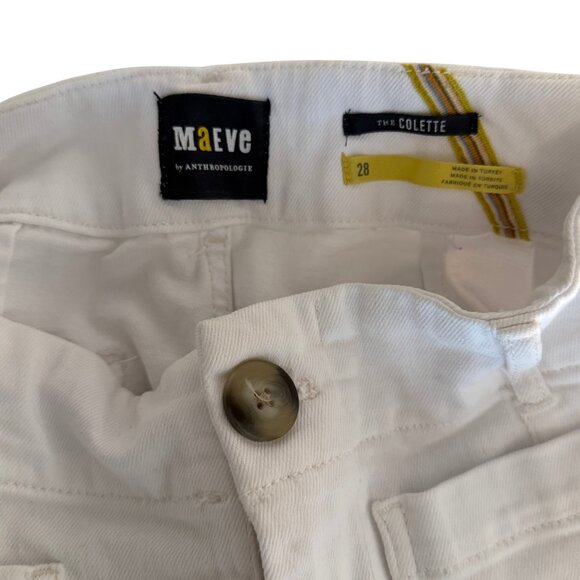 Anthropologie The Colette Crop Wide-Leg Jeans by Maeve - Picture 4 of 4